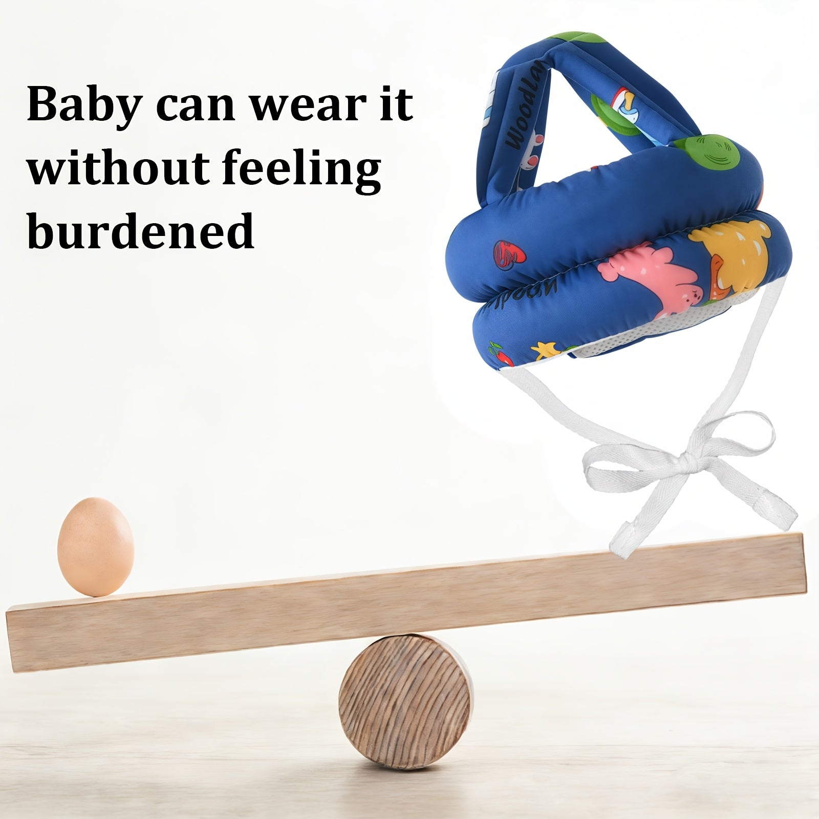 1 stuk valbeschermende hoofdbeschermer met cartoonpatroon voor baby's en peuters, essentieel voor baby's van 6-24 maanden tijdens hun eerste stapjes