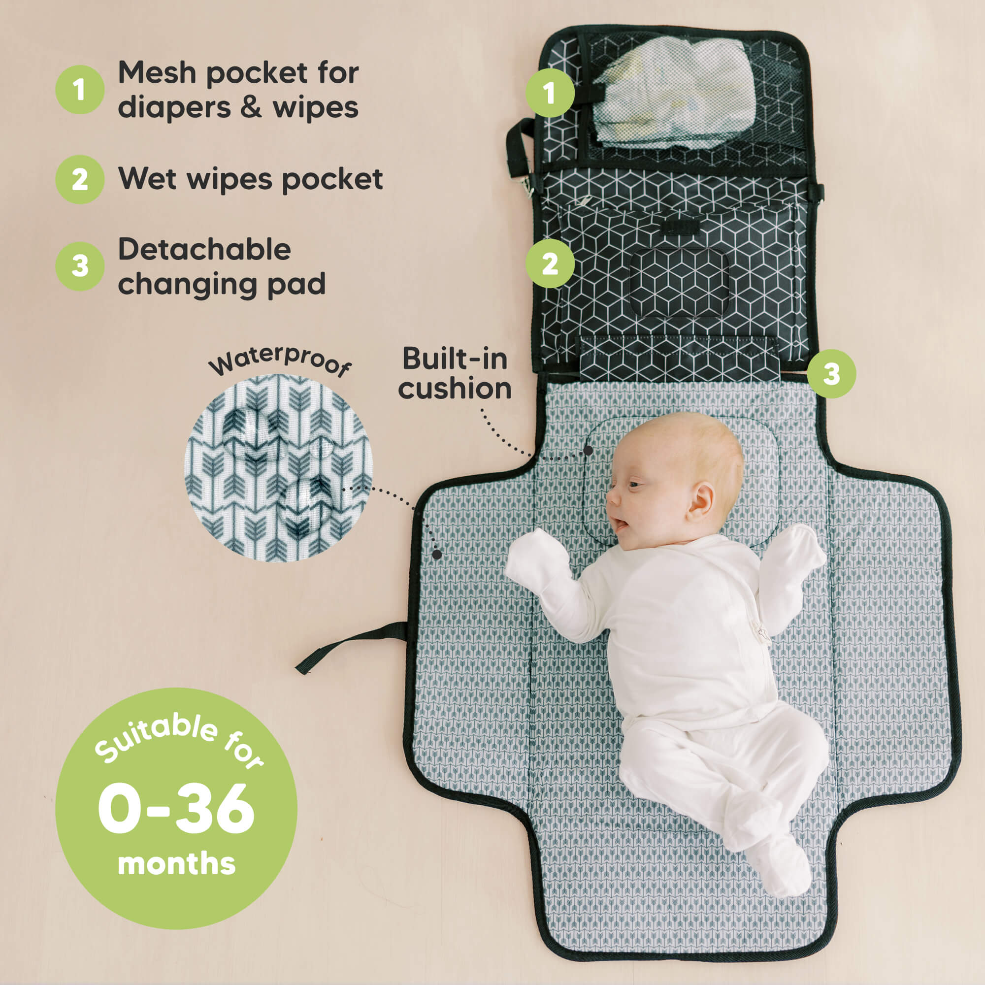 Ezee Diaper Changing Pad