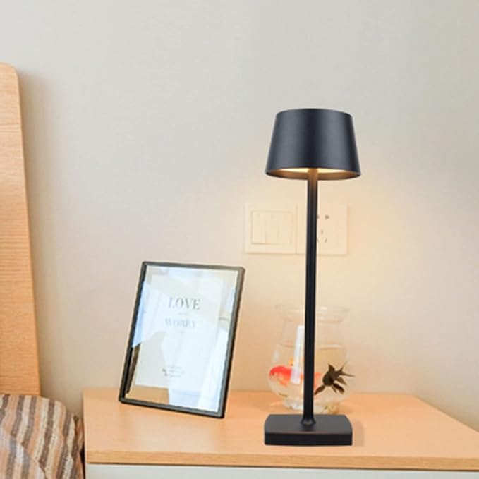 AluGlow Tafellamp | Draagbare Aluminium LED Lamp met Touch Control - odelly.nl