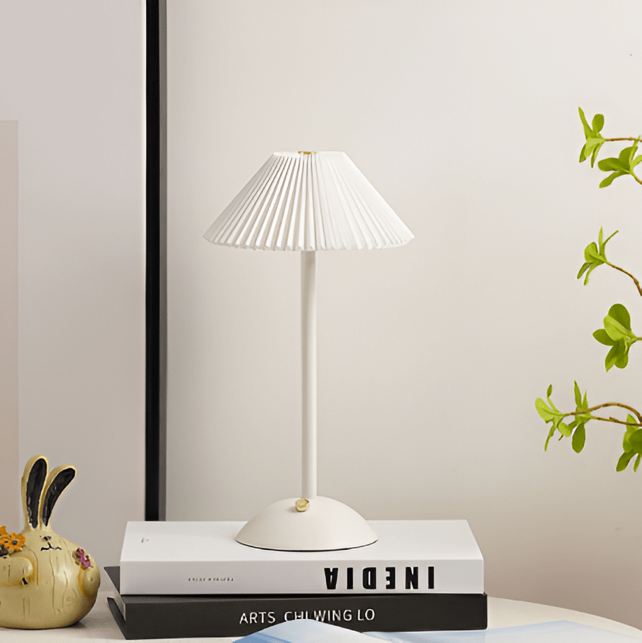 AluShine Tafellamp | Aluminium LED Tafel Lamp met Paraplu Design - odelly.nl