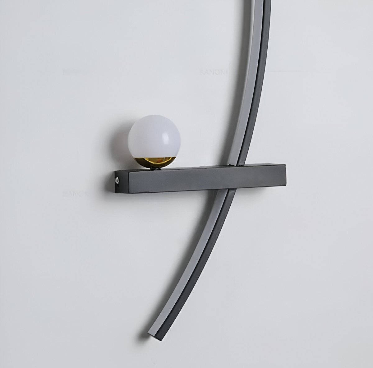 ArcBright Wandlamp | Moderne Gebogen Arc Line LED Wandlamp - odelly.nl