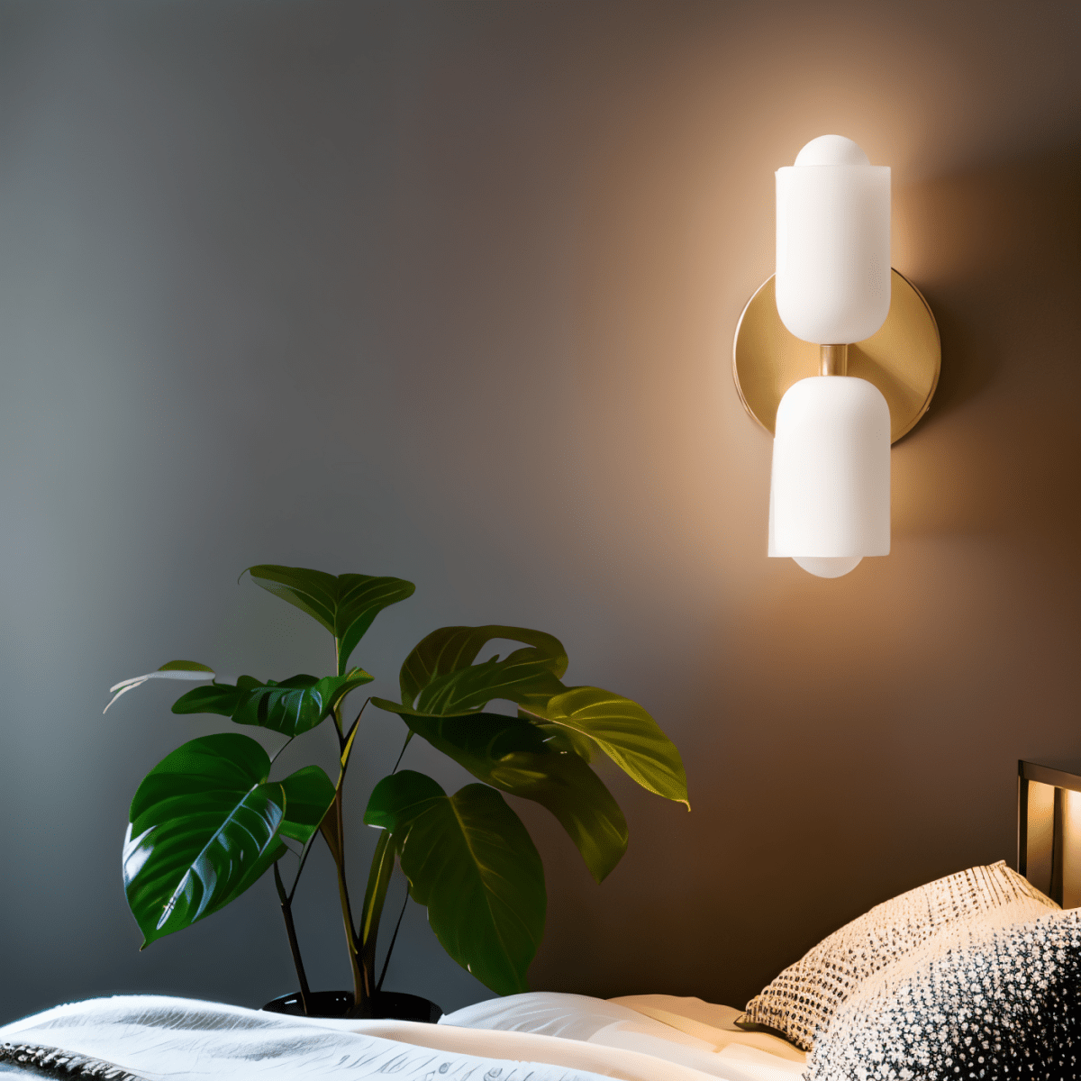 CapsuleAcryl Wandlamp | Lxue Dubbele Kop LED Wandlamp voor Binnen - odelly.nl