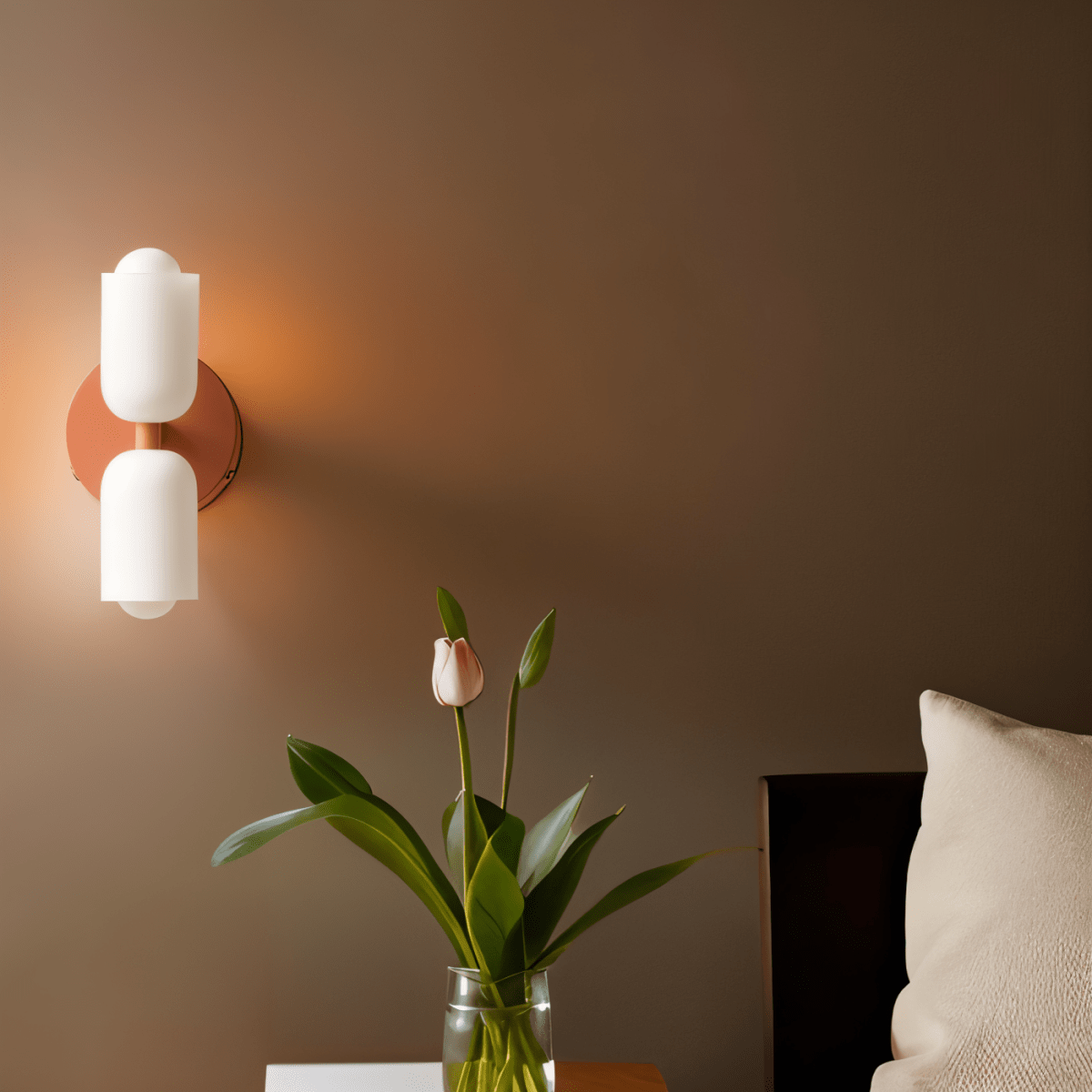 CapsuleAcryl Wandlamp | Lxue Dubbele Kop LED Wandlamp voor Binnen - odelly.nl