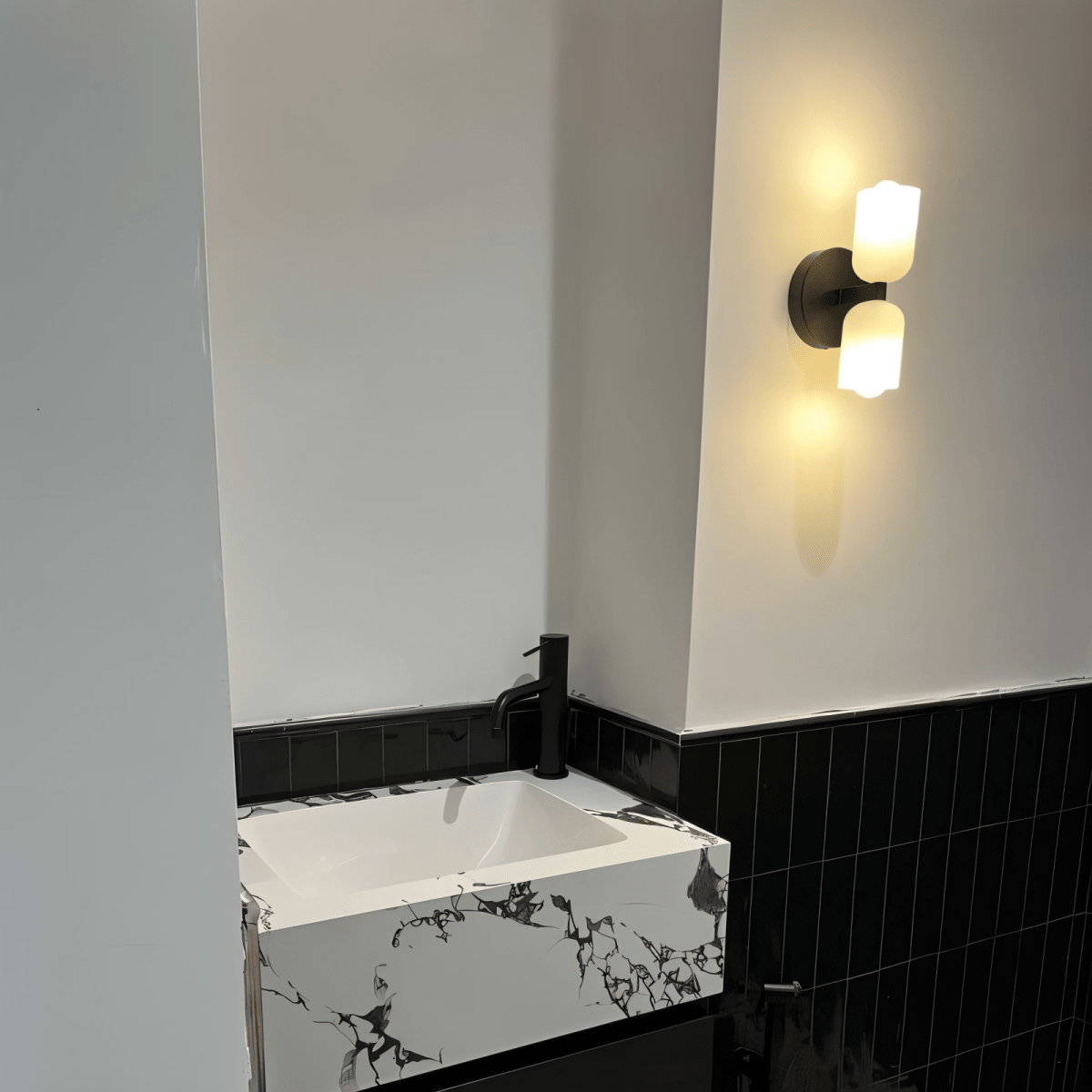 CapsuleAcryl Wandlamp | Lxue Dubbele Kop LED Wandlamp voor Binnen - odelly.nl