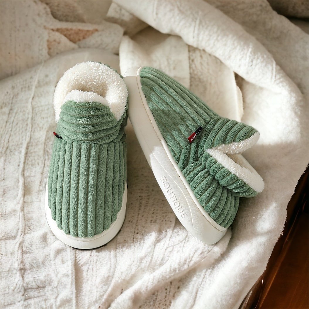 CozyComfort™ Therapeutische Fluffy Fleece Winter Sloffen | 🔥1+1 GRATIS🔥 - odelly.nl