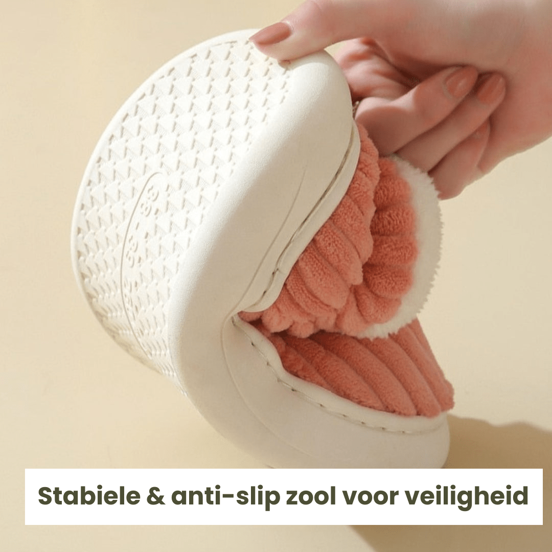 CozyComfort™ Therapeutische Fluffy Fleece Winter Sloffen | 🔥1+1 GRATIS🔥 - odelly.nl