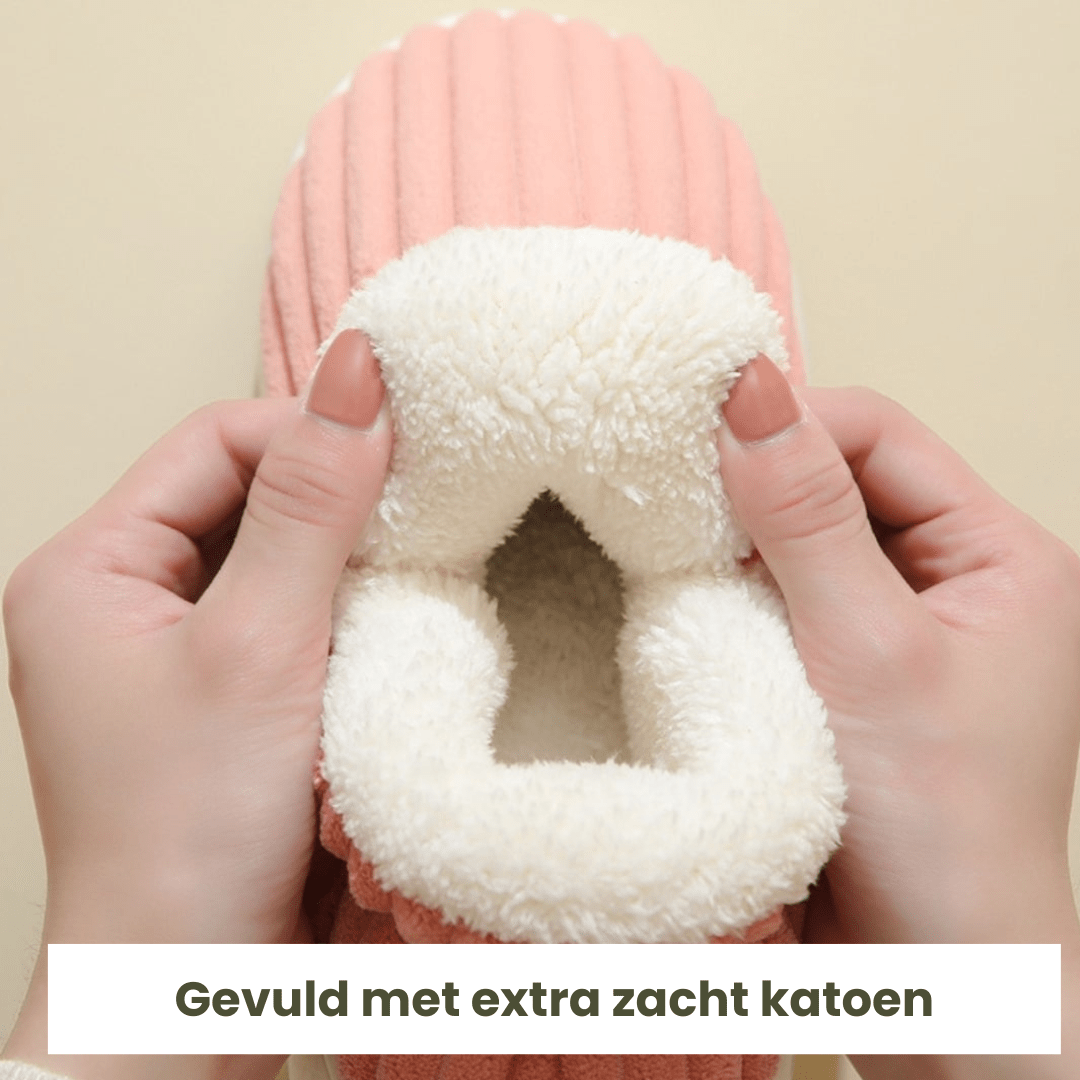CozyComfort™ Therapeutische Fluffy Fleece Winter Sloffen | 🔥1+1 GRATIS🔥 - odelly.nl