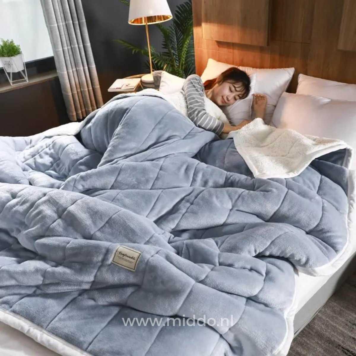 CozyFleece™ Pluche Woldeken | Warm en Knus voor Herfst en Winter - odelly.nl