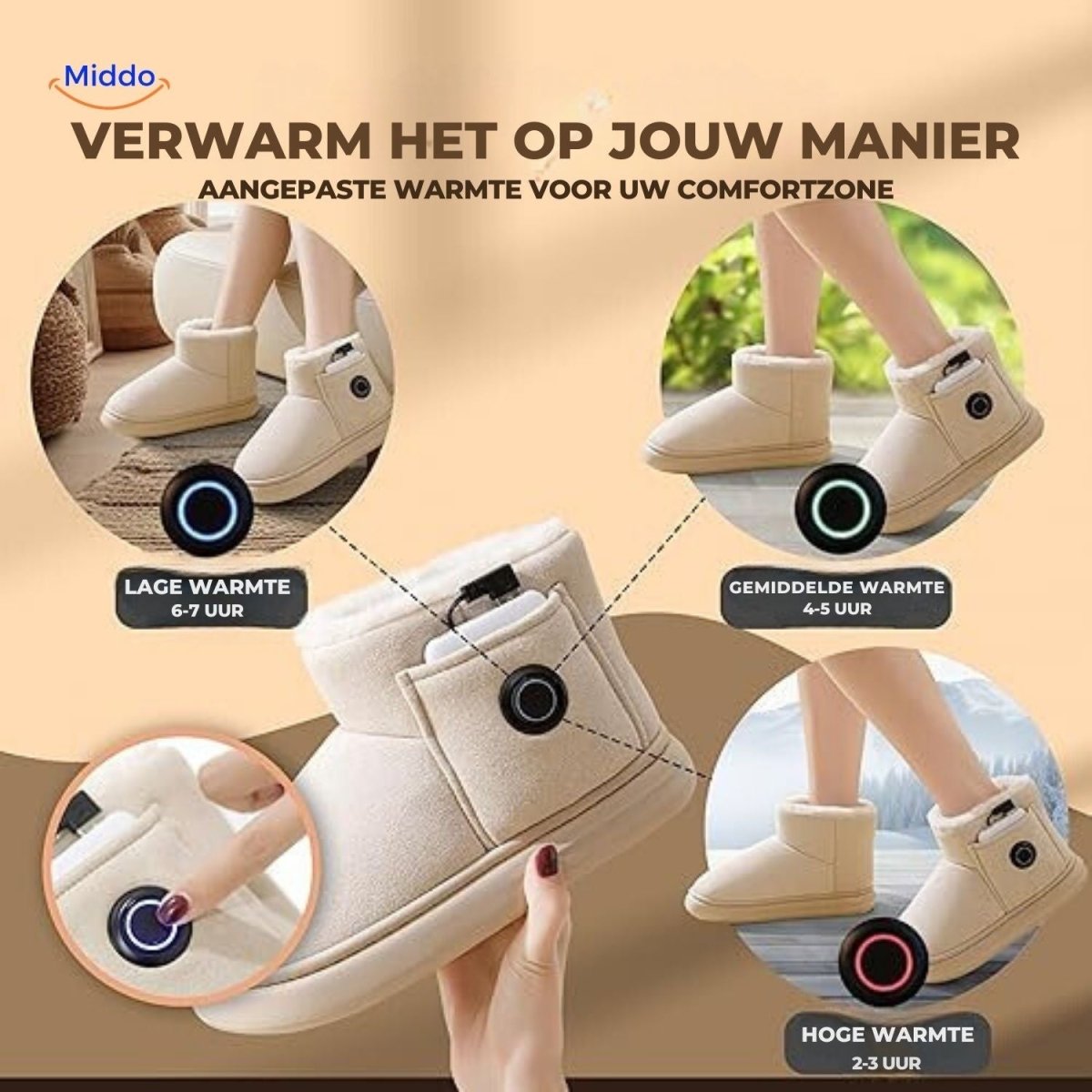 CozyFlex™ Verwarmde Schoenen | Comfort, Stijl & Warmte voor Elke Stap! - odelly.nl