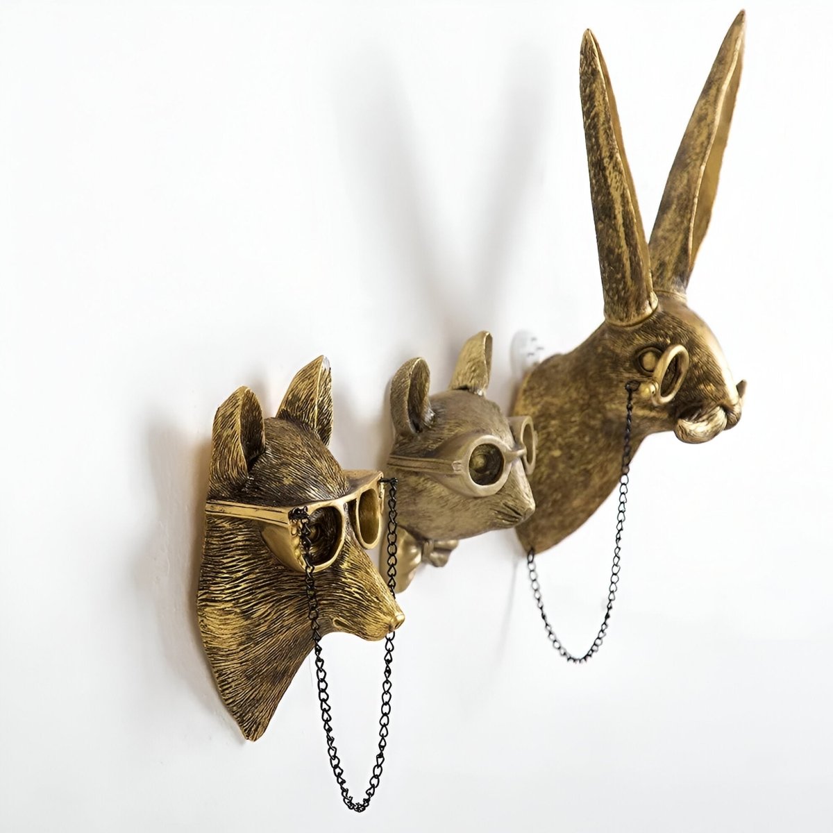 Dieren Wandhaak | Multifunctionele Wandhaak met Decoratief Design en Opslagfunctie - odelly.nl