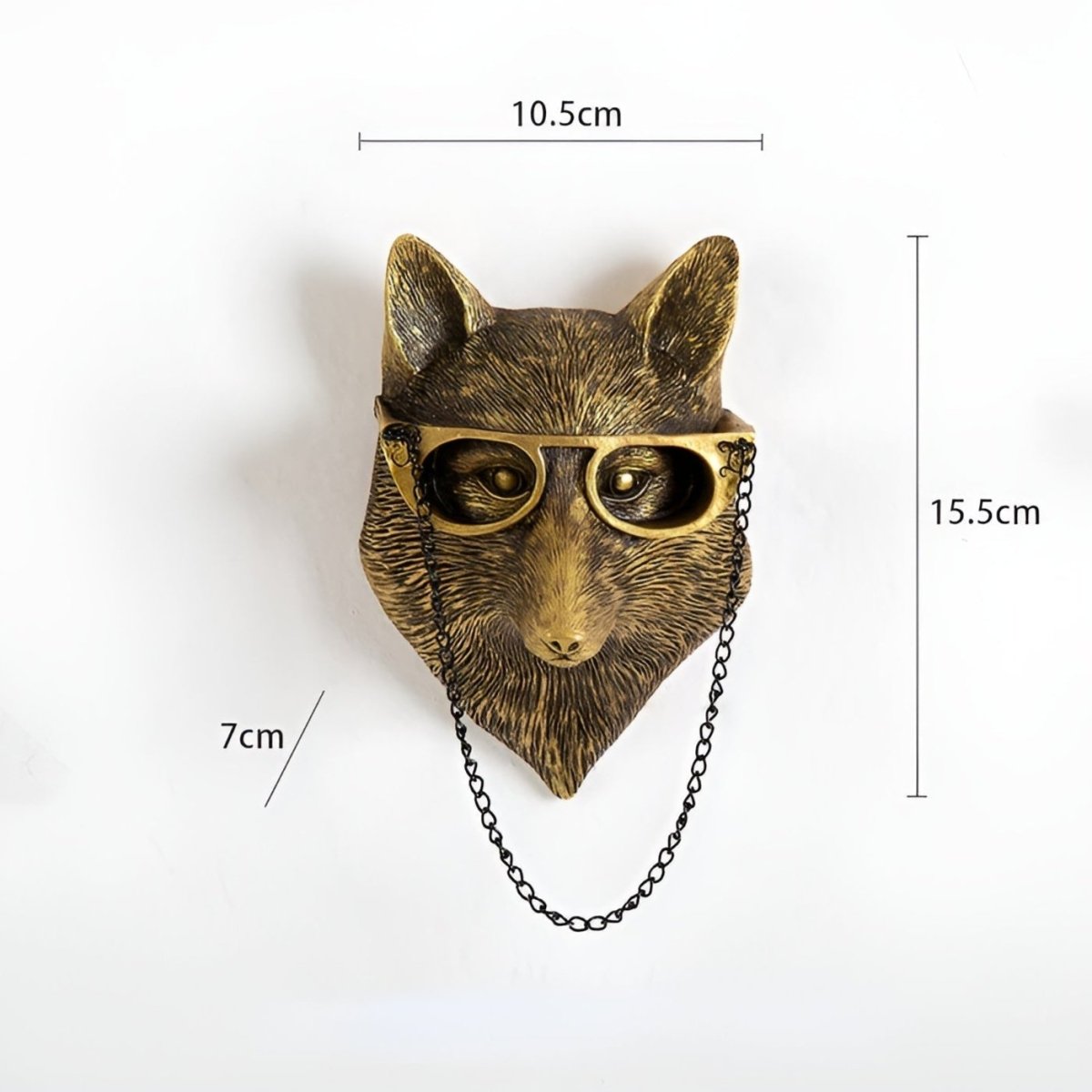 Dieren Wandhaak | Multifunctionele Wandhaak met Decoratief Design en Opslagfunctie - odelly.nl