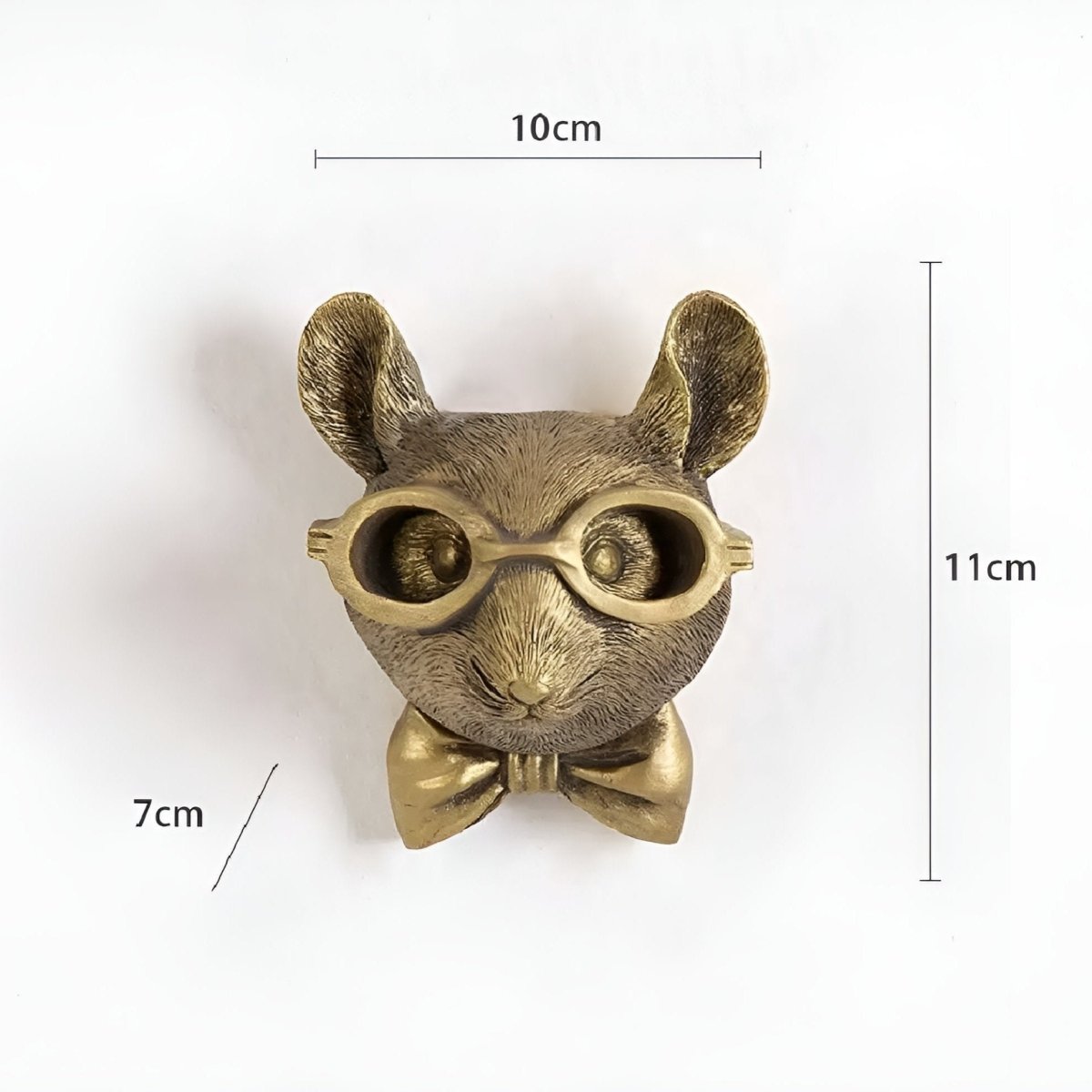 Dieren Wandhaak | Multifunctionele Wandhaak met Decoratief Design en Opslagfunctie - odelly.nl