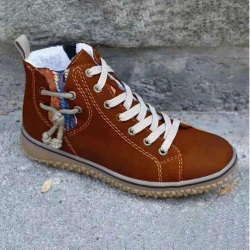 Emma Sneakers | Comfortabele en warme winterschoenen met fleece voering voor dames - odelly.nl