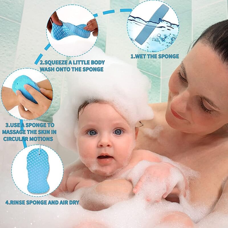 Exfoliating Bath Sponge™ (Pack of 2) - odelly.nl