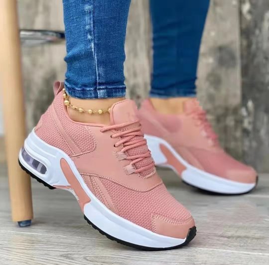Ficus Sneakers | Comfortabele dames sportschoenen met ademend mesh en stevige zool - odelly.nl