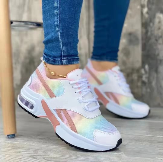 Ficus Sneakers | Comfortabele dames sportschoenen met ademend mesh en stevige zool - odelly.nl