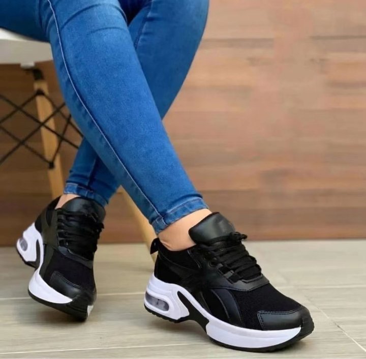Ficus Sneakers | Comfortabele dames sportschoenen met ademend mesh en stevige zool - odelly.nl