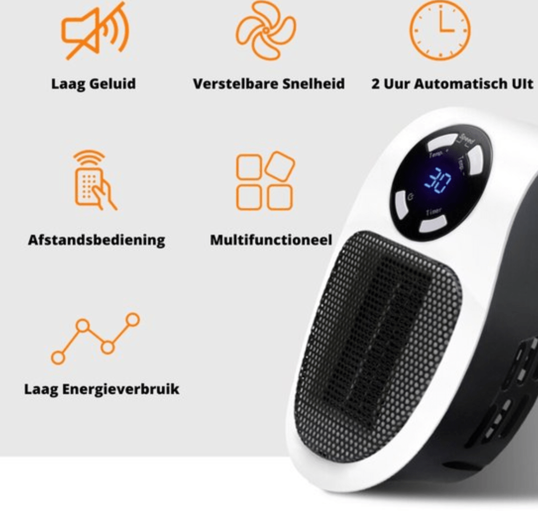 HeatBliss™ Mini Draagbare Radiator - odelly.nl