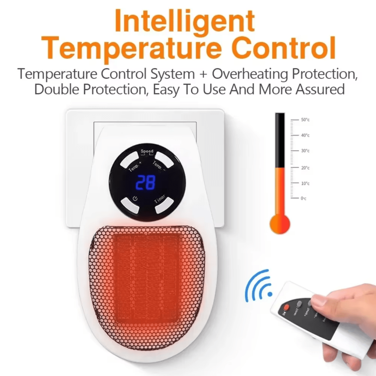 HeatBliss™ Mini Draagbare Radiator - odelly.nl