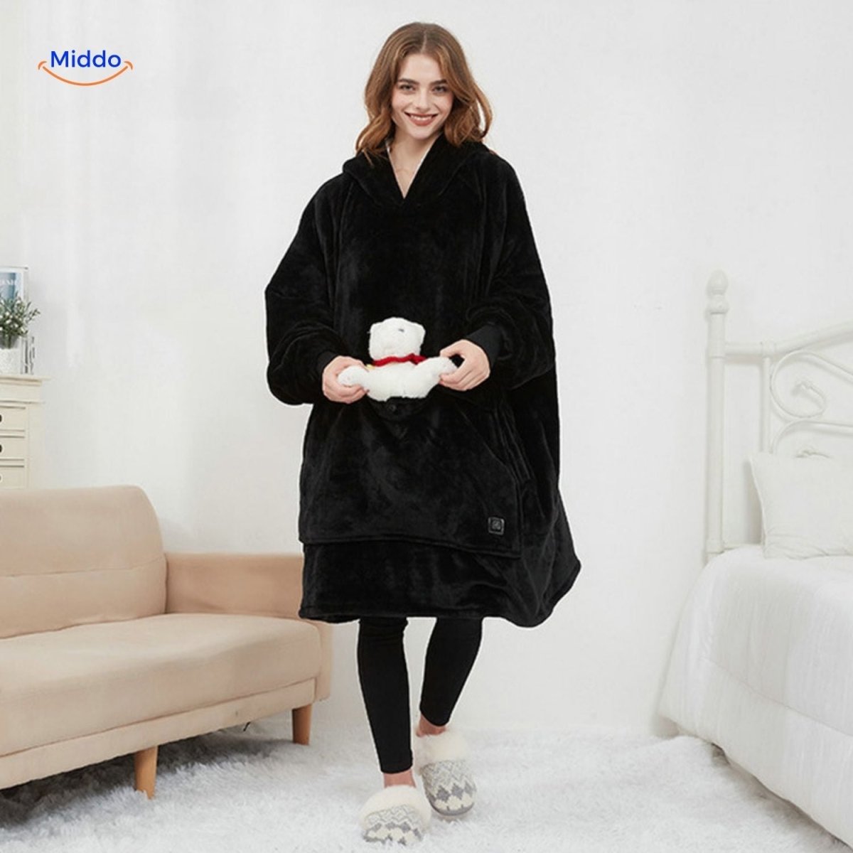 HeatCozy™ Plus | 3 - Zone Elektrisch Verwarmd Trui, USB Oplaadbaar - odelly.nl