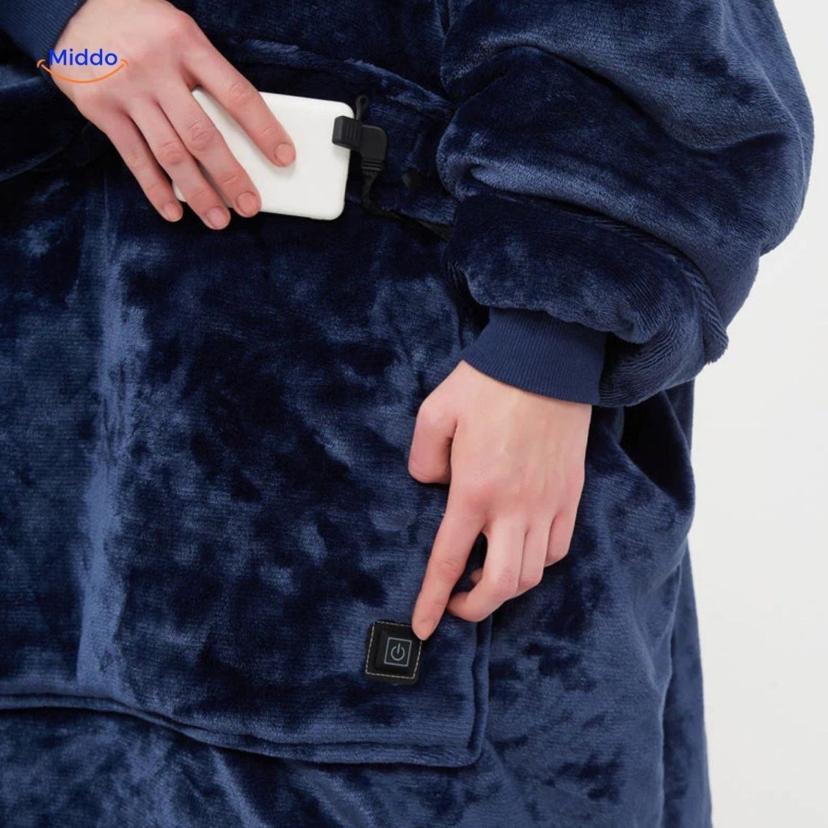 HeatCozy™ Plus | 3 - Zone Elektrisch Verwarmd Trui, USB Oplaadbaar - odelly.nl