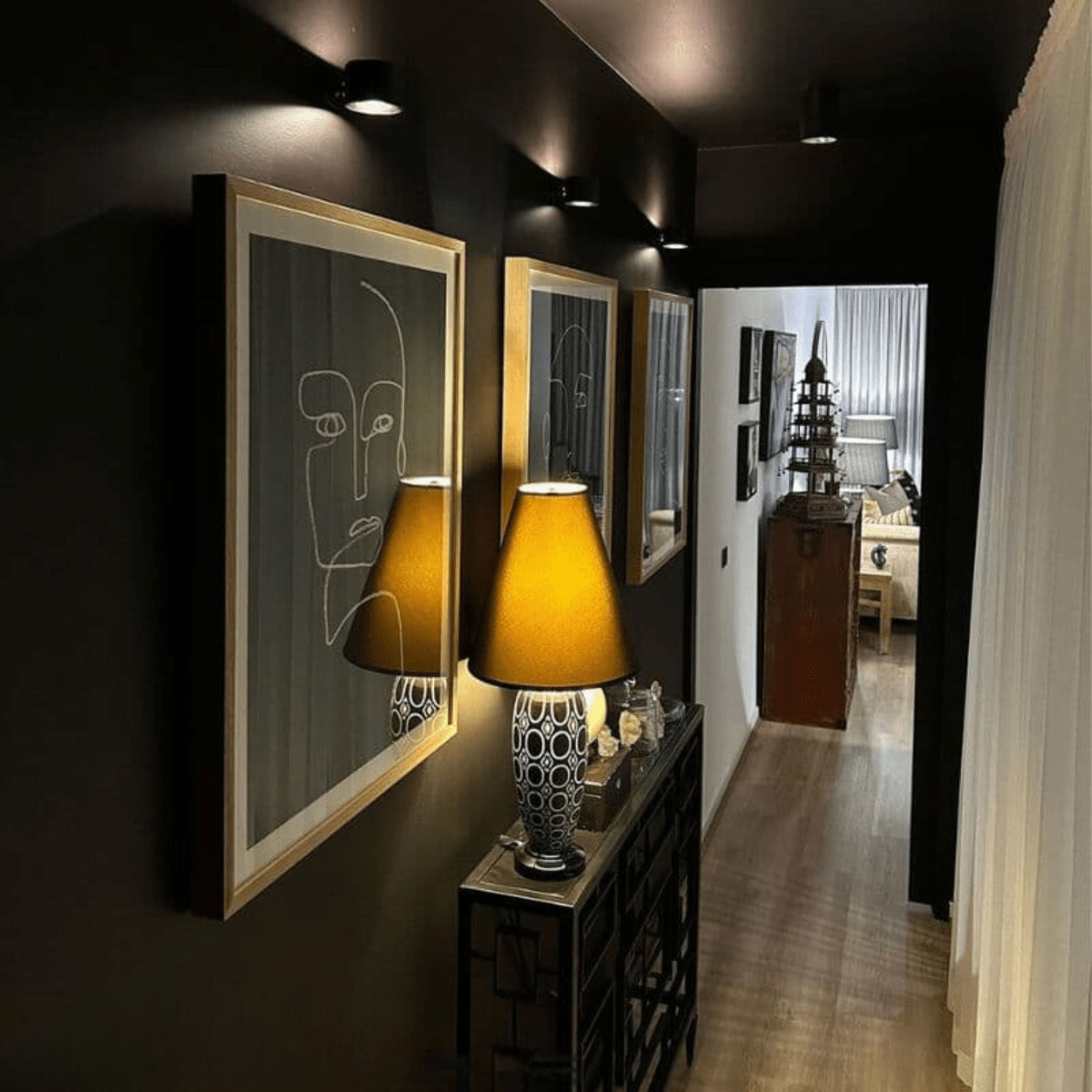 Infinite LED Wandlamp - odelly.nl