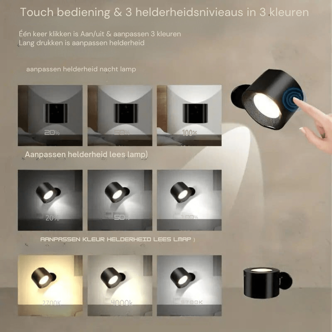 Infinite LED Wandlamp - odelly.nl