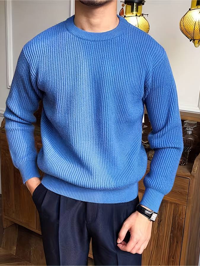Lucas Trui | Klassieke heren sweater voor dagelijks comfort - odelly.nl