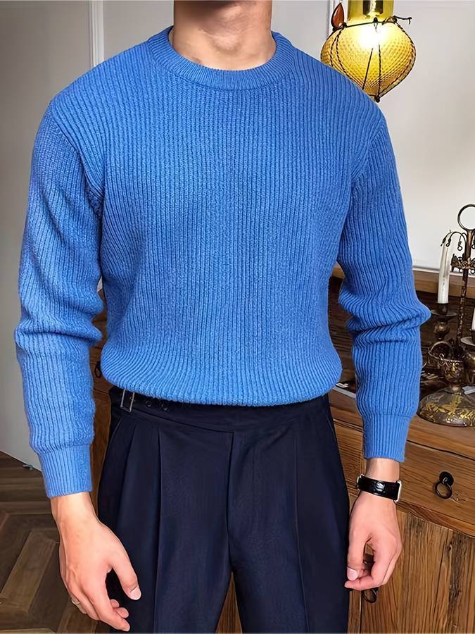 Lucas Trui | Klassieke heren sweater voor dagelijks comfort - odelly.nl
