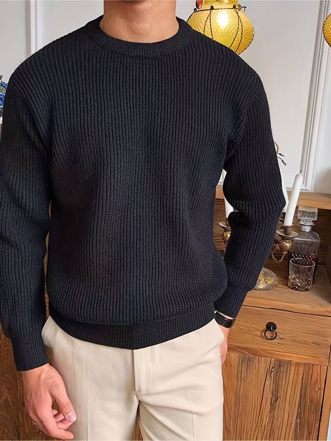 Lucas Trui | Klassieke heren sweater voor dagelijks comfort - odelly.nl