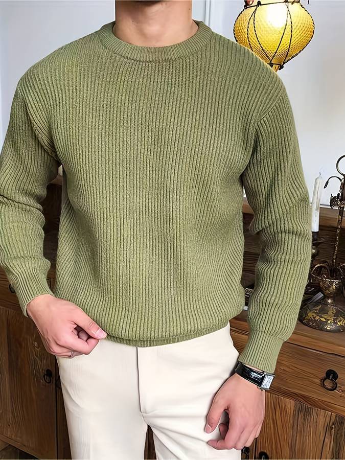 Lucas Trui | Klassieke heren sweater voor dagelijks comfort - odelly.nl