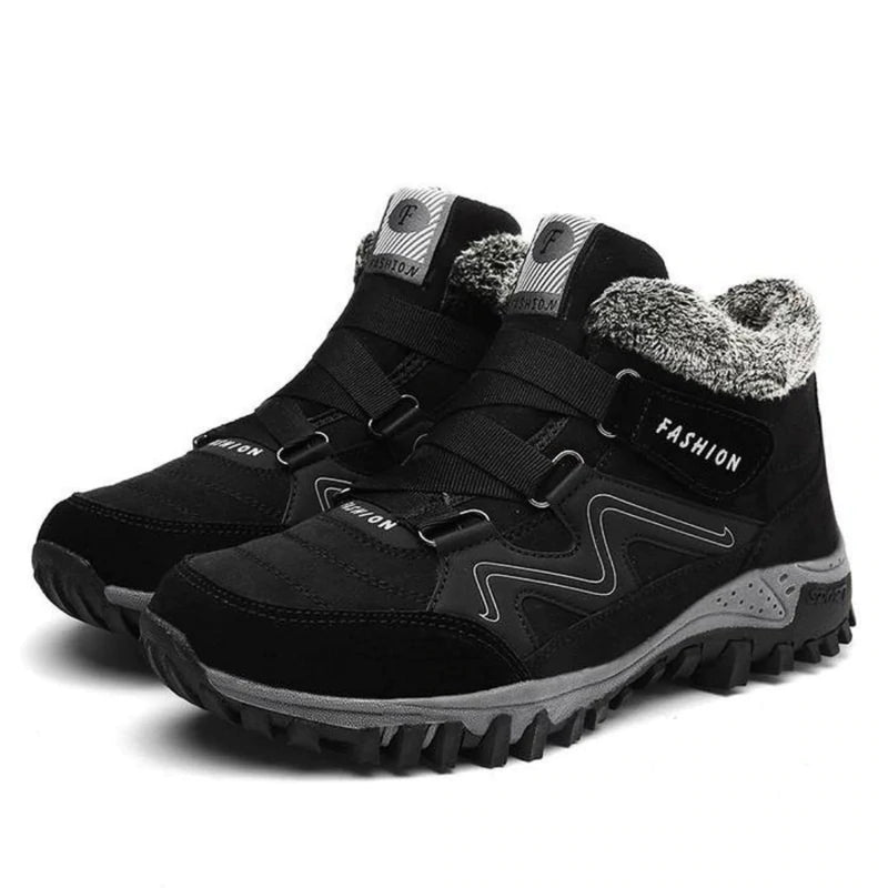 Lucas Wandelschoenen | Warme winterwandelschoenen met anti - slip zool voor heren - odelly.nl