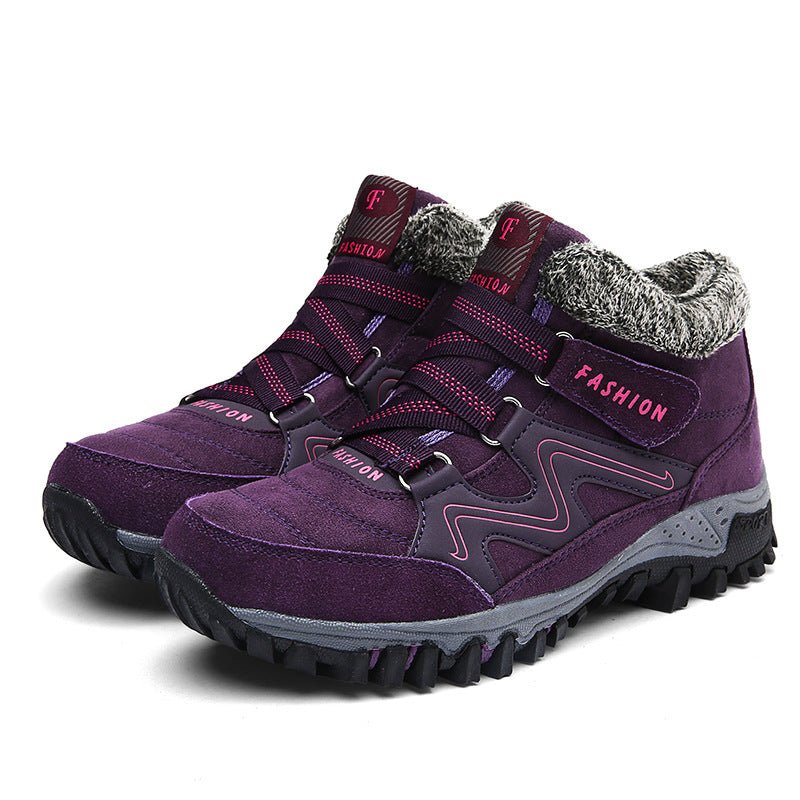 Lucas Wandelschoenen | Warme winterwandelschoenen met anti - slip zool voor heren - odelly.nl