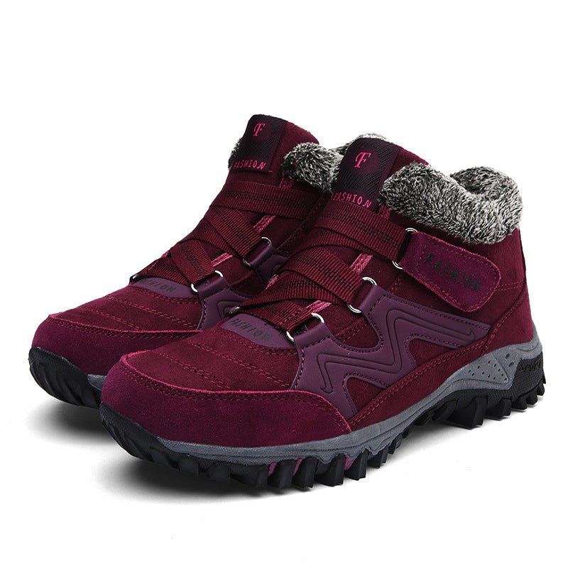 Lucas Wandelschoenen | Warme winterwandelschoenen met anti - slip zool voor heren - odelly.nl