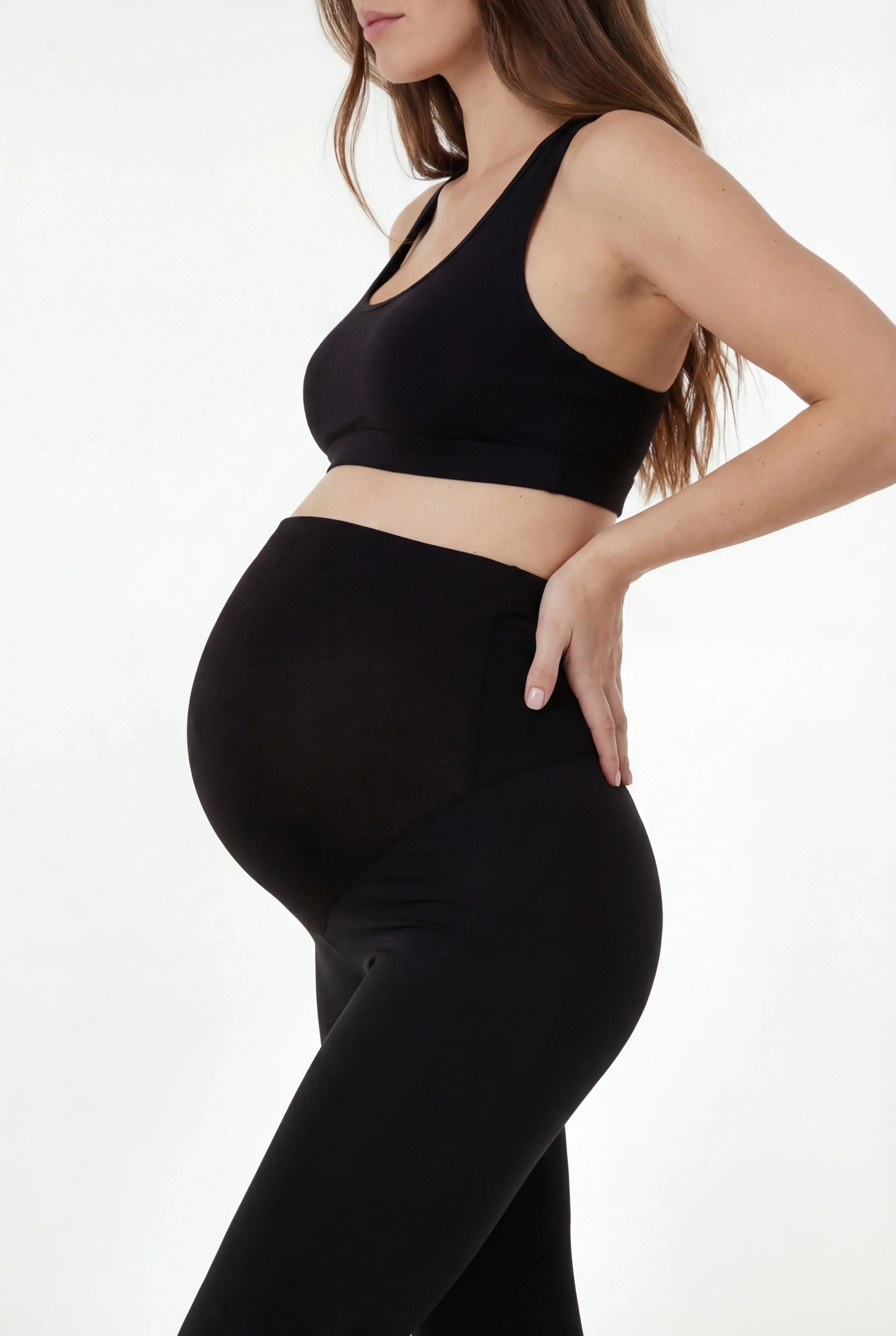 Shaping zwangerschapsleggings met buikband - squatproof