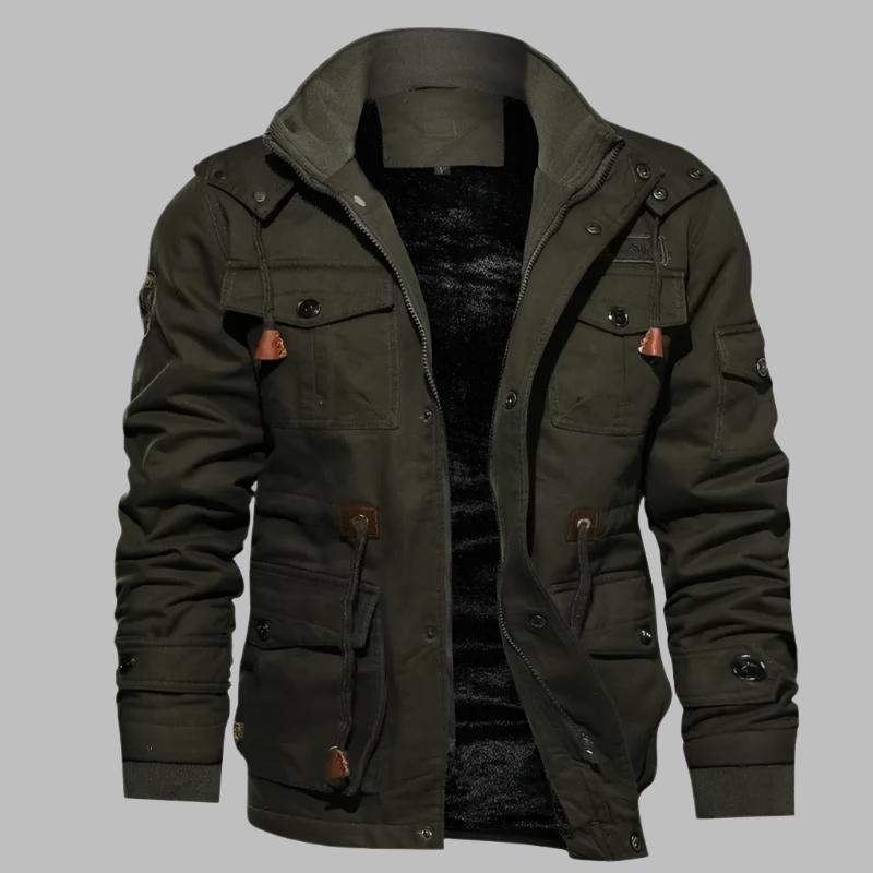 Max Jas | Warme militaire winterjas in tactische stijl voor heren - odelly.nl