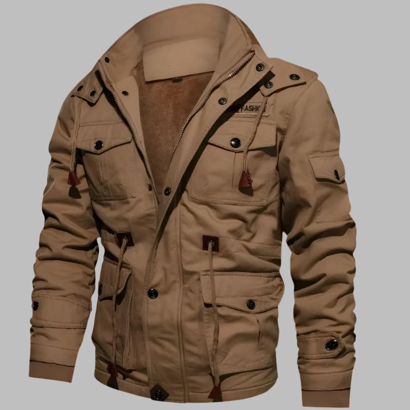 Max Jas | Warme militaire winterjas in tactische stijl voor heren - odelly.nl
