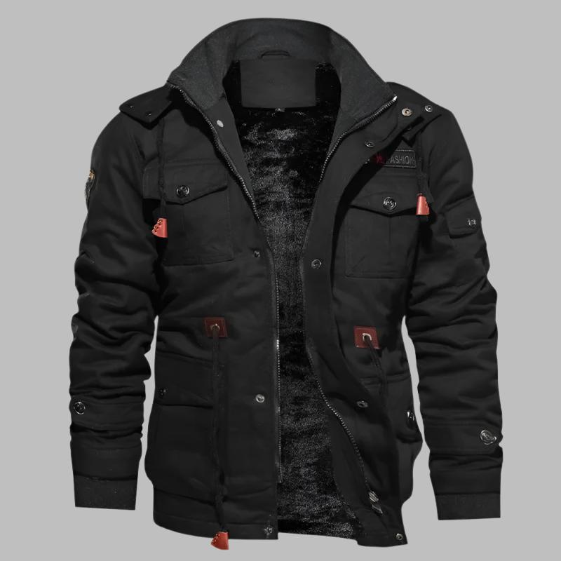Max Jas | Warme militaire winterjas in tactische stijl voor heren - odelly.nl