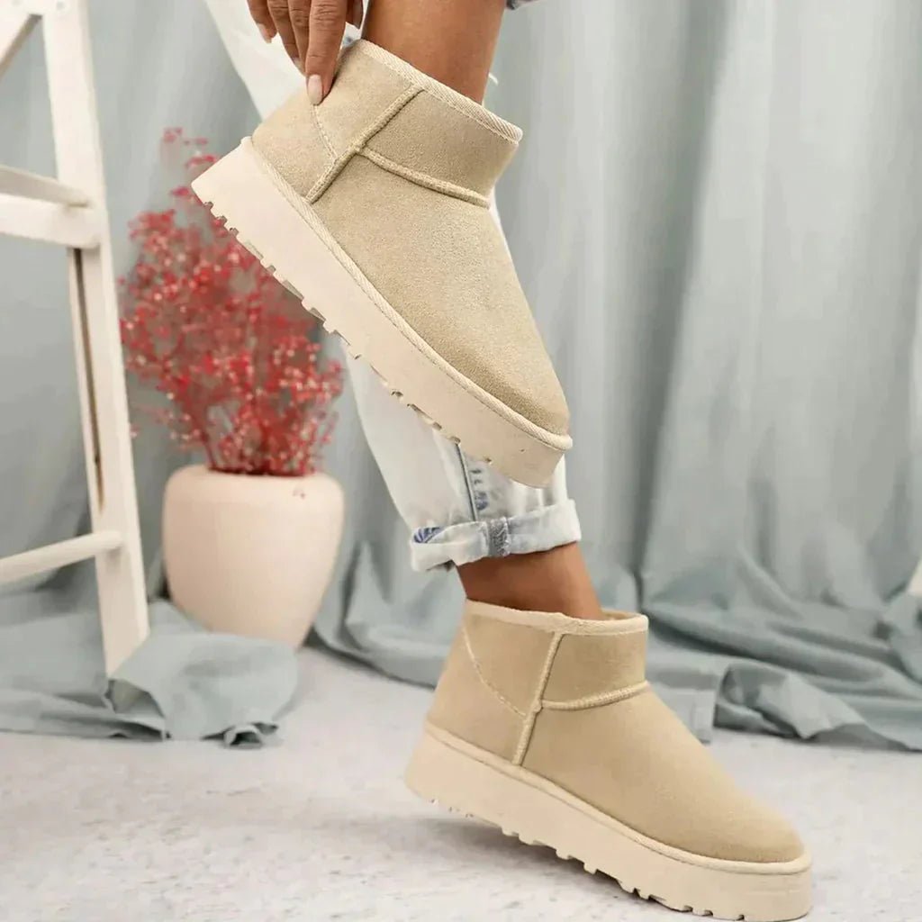 Nikki Boots | Super trendy laarzen met fleece voering voor dames - odelly.nl