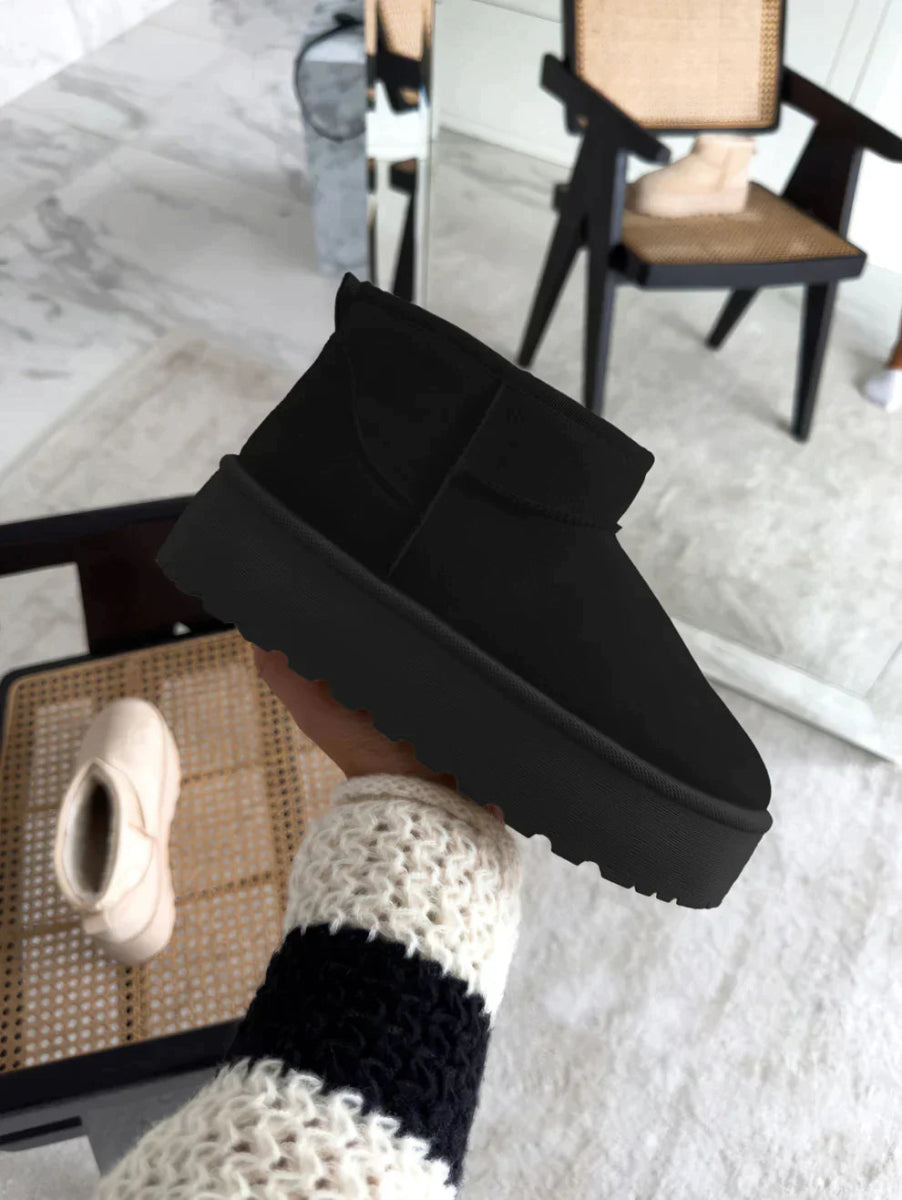 Nikki Boots | Super trendy laarzen met fleece voering voor dames - odelly.nl
