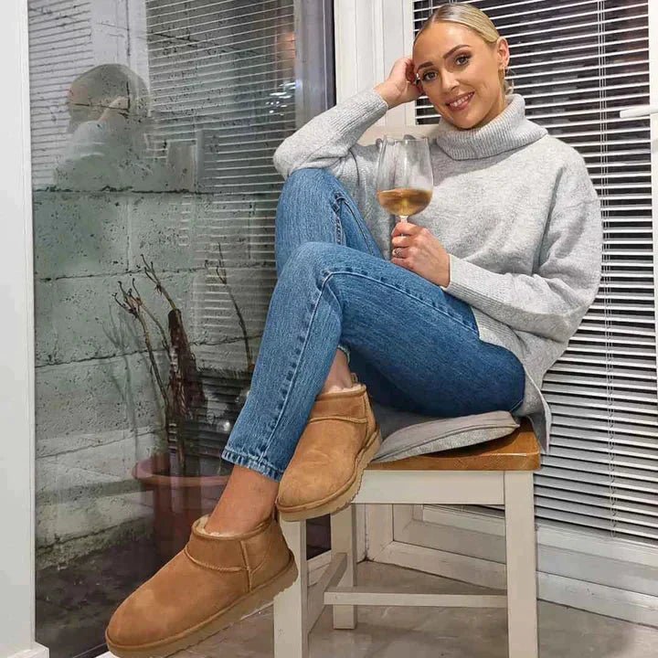 Nikki Boots | Super trendy laarzen met fleece voering voor dames - odelly.nl