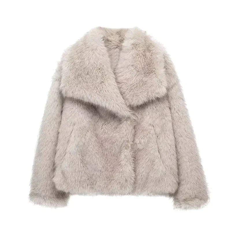 Nikki Faux Bontjas | Trendy oversized bontjas voor dames - odelly.nl