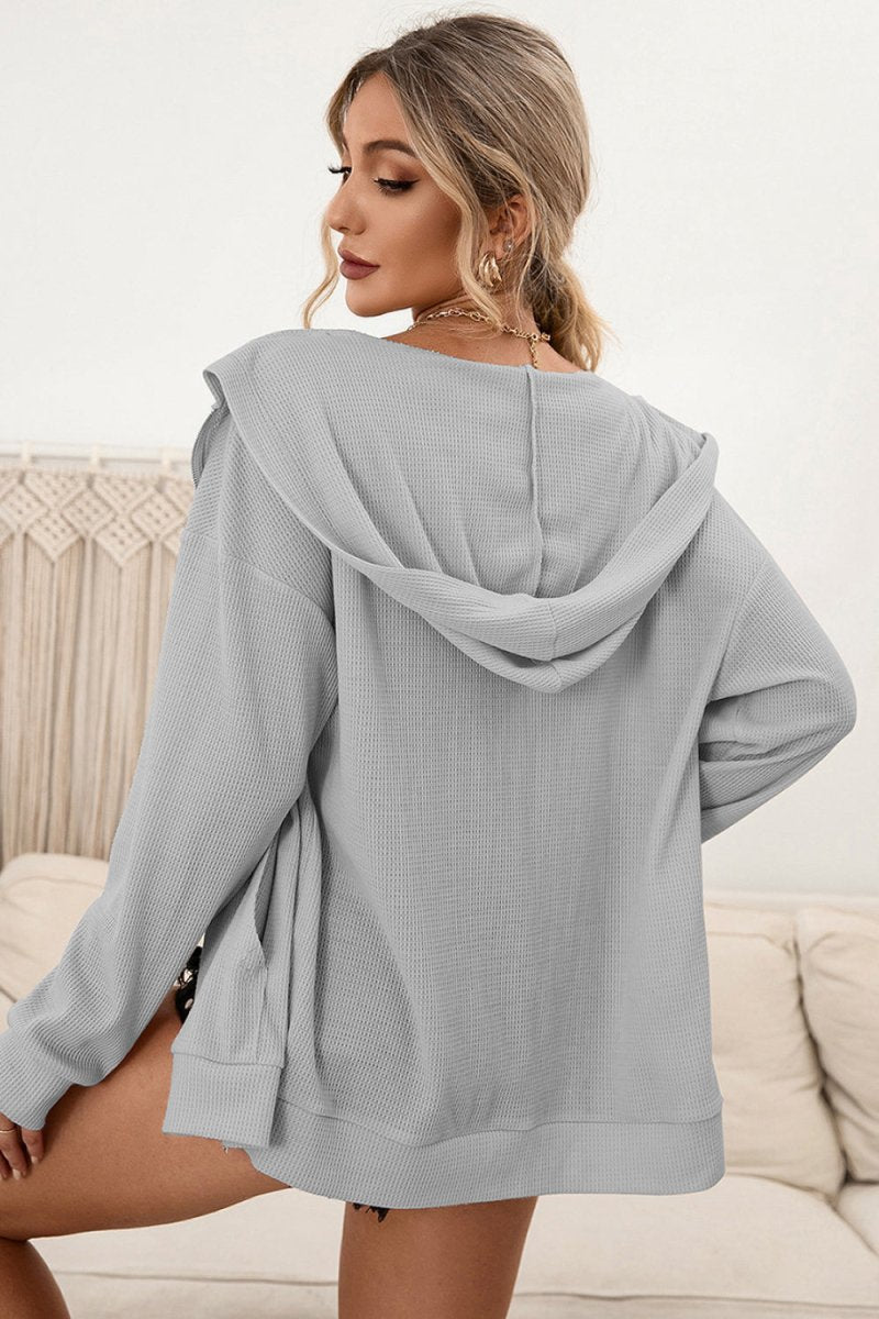 Nikki Lounge Vest | Sportieve Zachte Hoodie met Ritssluiting voor Dames - odelly.nl