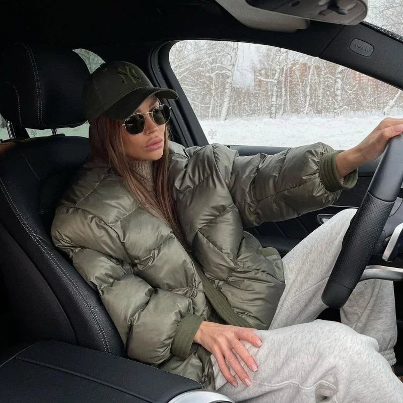 Nikki Puffer | Oversized padded puffer voor dames - odelly.nl