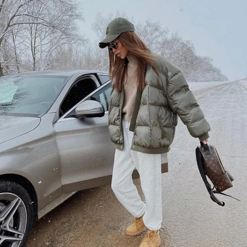 Nikki Puffer | Oversized padded puffer voor dames - odelly.nl