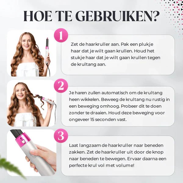 OmniStlyle™ 5 in 1 Hairstyler - Creëer een stralende look met de ultieme haarstyler! - odelly.nl
