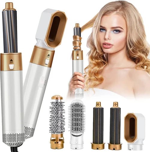OmniStlyle™ 5 in 1 Hairstyler - Creëer een stralende look met de ultieme haarstyler! - odelly.nl