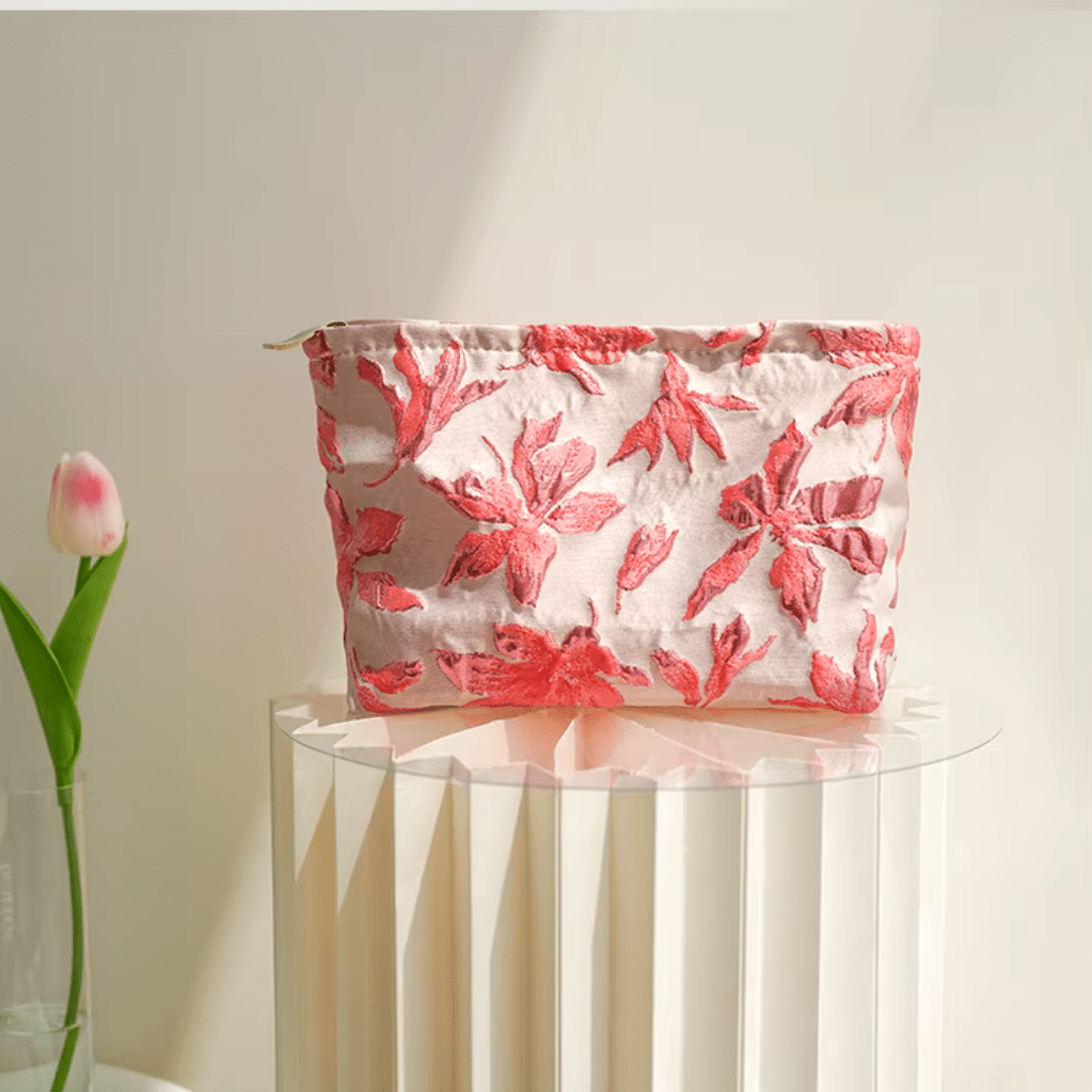 Puck - Reisorganizer met Bloemendesign - odelly.nl
