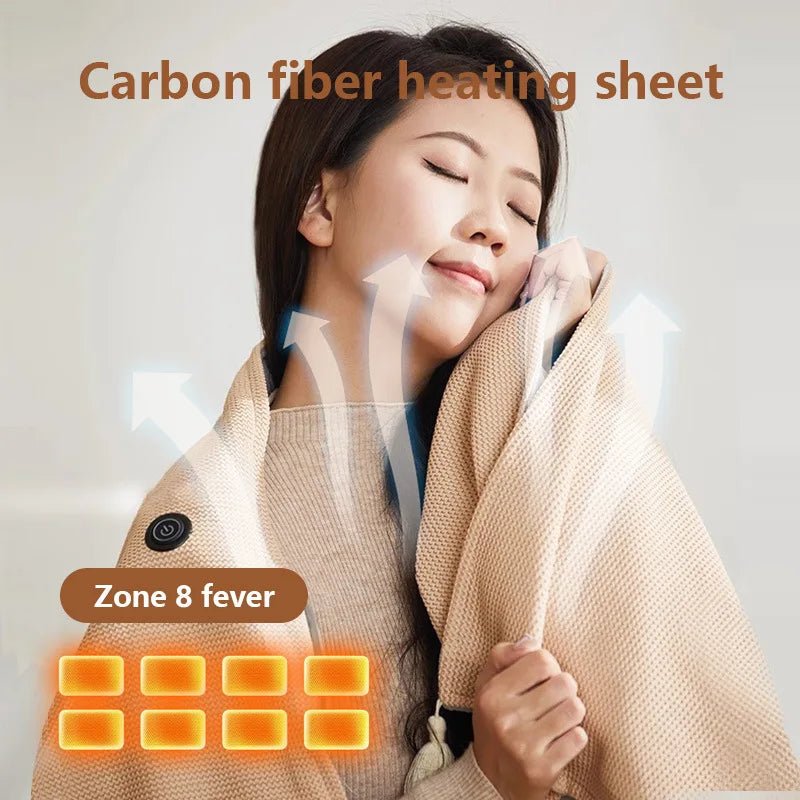 Rechargeable USB Winter Travel Heating Blanket - odelly.nl