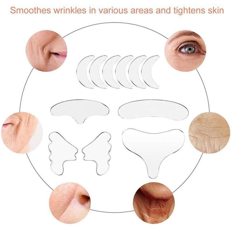 Reusable Silicone Anti - Wrinkle Patch (11Pcs) - odelly.nl